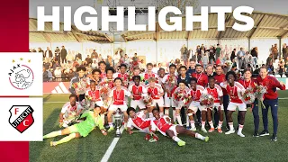 Dancing like Vinicius Júnior 🕺🏆 | Highlights Ajax O16 - FC Utrecht O16 | Cup final