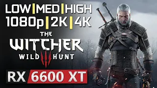 The Witcher 3: Wild Hunt Next-Gen Update | RX 6600 XT | ALL SETTINGS | 1080p - 1440p 2K - 2160p 4K