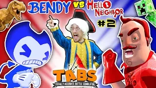 HELLO NEIGHBOR BEDTIME STORY Pt 2: TABS COMPETITION - BENDYS vs. MART w/ MINECRAFT (FGTEEV:THE END)