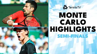 Sinner & Tsitsipas Play EPIC; Djokovic Takes On Ruud | Monte-Carlo 2024 Highlights Semi-Finals