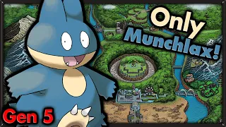 Can I Beat Pokemon Black with ONLY Munchlax? 🔴 Pokemon Challenges ► NO ITEMS IN BATTLE