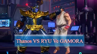 Gamora Ve RYU VS Thanos 2Vs1 - Marvel vs Capcom infinite