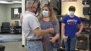 Fiancé Surprises Husband with a New Harley for his Birthday!