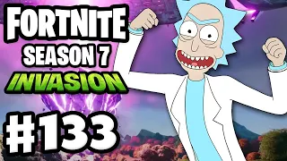 Fortnite Season 7 Chapter 2 Is Here! INVASION! Rick and Morty! - Fortnite - Gameplay Part 133