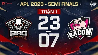 BRO ESPORTS VS BACON TIME: TẠM BIỆT BRO I BÁN KẾT APL 2023 I NGÀY 23/07