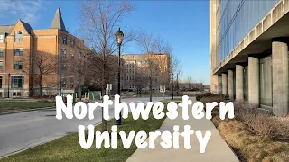 Northwestern University Campus in December 2023