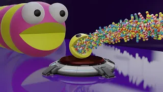 Pac-Man vs Slither.io Animation !