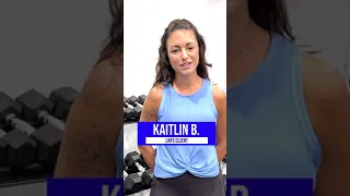 Kaitlin B Personal Training Testomonial #shorts