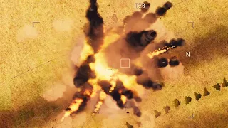 Convoy Destroyed By Armed UAV - MQ 9 Reaper  - Fallujah - ARMA 3 MilSim