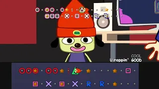 Parappa plays funky music but it's fixed