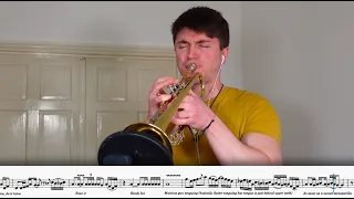 How many techniques can you fit into a trumpet solo (tastefully..?)