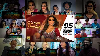 Param Sundari Official Video Song Reaction Mashup | Kriti Sanon, Shreya Ghoshal | #DheerajReaction |