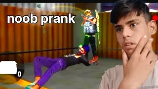 Noob prank with Noob player  in lone wolf || free fire Max Noob prank #videos #viral