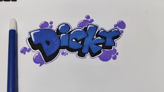 Graffiti Kertas "Dicky" | Togenkge