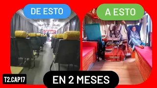 🔴 Conversion de 1️⃣ BUS a MOTORHOME🚍 en tiempo record - Familia Viajera