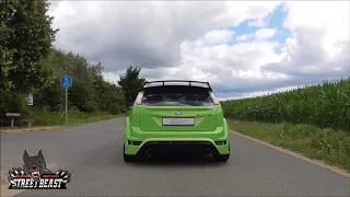 STREETBEAST 76mm Klappenauspuff - Ford Focus MK II RS - 76mm Klappenanlage