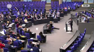 Bundeminister Dr. Volker Wissing zum Haushalt 2022 im Deutschen Bundestag