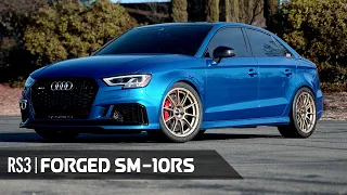 Audi RS3 on Apex SM-10RS Forged Wheels