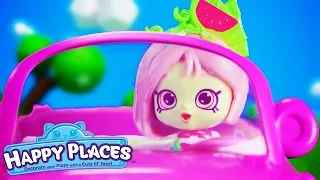 Shopkins | Happy Places The Lil' Shoppies of Happyville - ROAD TRIP | Videos For Kids