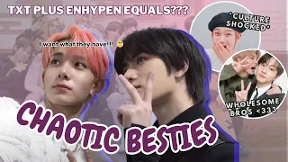 txt and enhypen being chaotic and wholesome (i want what they have!!!)