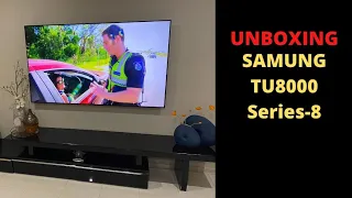 Samsung TU 8000 series 8 unboxing |2020 Samsung TU8000 Crystal UHD 4K TV