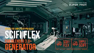 NEW! SCIFI FLEX update to SIMPLE SCIFI Pro for Blender 3.0+