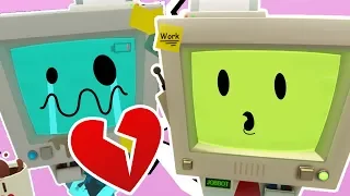 TEMP BOT AND JOB BOT WERE DATING!? (Murder Plot!) | Job Simulator VR Infinite Overtime HTC Vive)