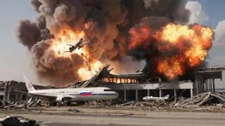 HAPPENED 2 MINUTES AGO! Core Russian Military Airport Destroyed by US and Ukrainian Forces