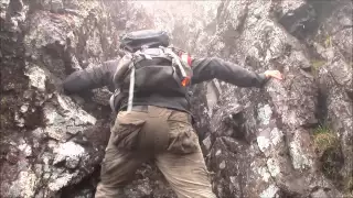 Aonach Eagach Ridge - scary narrow ridge walk