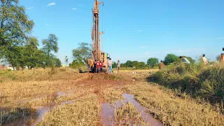 Borewell Drilling Machine | Side Bore in Well | 8 inch Borewell drilling | Borewells Point Video