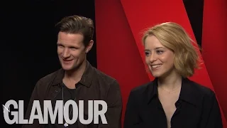 Netflix Cast of The Crown Matt Smith and Claire Foy talk Royals and The Crown | Glamour UK