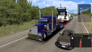 American Truck Simulator | ATS | Hauling A Yacht From Omaha (NE) to Junction City (KS)