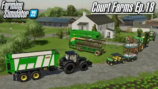 This Farm Is Getting VERY Crowded With Equipment! (Court Ep.18) | Farming Simulator 22