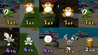 Mario Party 9 - Monty Mole vs King Boo vs Dry Bones vs Spike #MarioGame