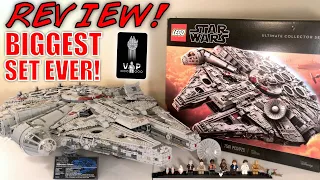 LEGO Star Wars 75192 UCS MILLENNIUM FALCON Review! | BIGGEST LEGO SET EVER! | INCREDIBLE!