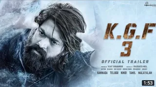 KGF Chapter 3 Official Trailer | Yash | Prasanth Neel | Raveena Tandon | KGF 3 Trailer