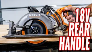 WORM DRIVE? RIDGID R8658 18V Brushless Rear Handle Circular Saw Review