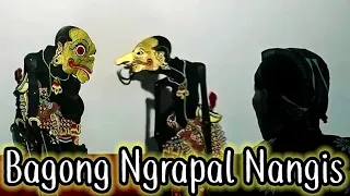 Lah ngopo malah koe nangis..! Bagong nangis arep ngadepi Bolodewo, Petruk ora gelem ngewangi