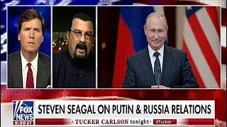 Tucker Carlson Will Steven Seagal Be The Next Governor Of Siberia Russia?