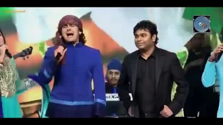 Sonu Nigam Singing "Jai Ho" First Time With A. R. Rahman must watch everyone