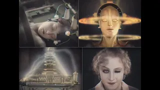 "Metropolis" Part 2 (1927) colour. Rotwang abducts Maria and transfers her likeness to the robot.