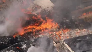 Large fire near Los Angeles, California