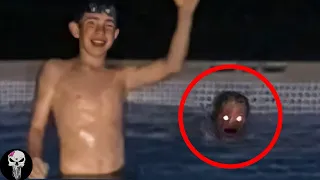 CREEPY Ghost Videos Caught On Camera (REAL)