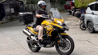 Benelli TRK502x Short Test ride footage