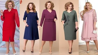 Most beautiful and gorgeous plus size mother of the bride dresses | trendy party wear dress 2024🥰