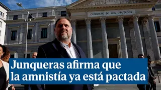 Junqueras afirma que la amnistía "es parte del acuerdo"