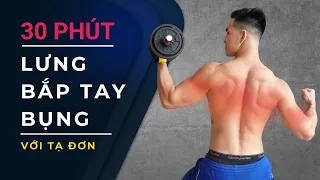 30 Phút Tăng Cơ Giảm Mỡ Lưng và Bắp Tay