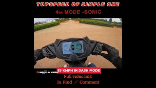 Simple ONE Top Speed In Each Mode  Full Video In Pind📌 Comment.