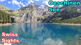 Oeschinensee Switzerland 4K Most beautiful mountain lake