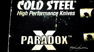 Cold Steel Paradox Unboxing